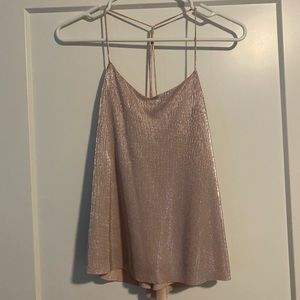 Express pink sparkle blouse